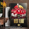 Congratulations Kansas City Chiefs Best Team ESPYS Poster Canvas