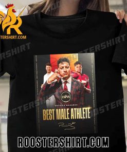 Congratulations Patrick Mahomes Best Male Athlete Kansas City Chiefs Signature T-Shirt