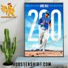 Congratulations to Marcus Semien on his 200th career round-tripper Poster Canvas