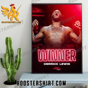 Derrick Lewis Winner UFC 291 Poster Canvas