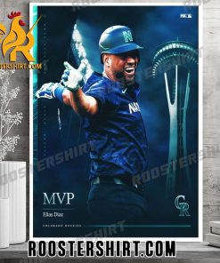 Elias Diaz Is The First Colorado Rockies Player To Be Named All Star MVP Poster Canvas