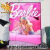 Emma Mackey Barbie Movie 2023 Poster Canvas