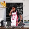 Emoni Bates Cleveland Cavaliers NBA 2K Summer League champions Poster Canvas
