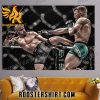 Featherweight Conor McGregor KOs Alex Volkanovski inside 2 rounds Poster Canvas