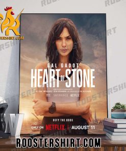 Gal Gadot Heart of Stone Movie Poster Canvas
