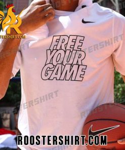 Giannis Antetokounmpo Wearing Free Your Game T-Shirt