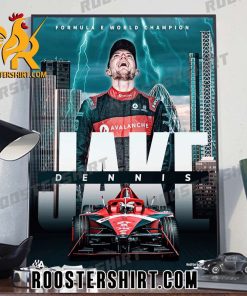 Jake Dennis Season 9 Formula E World Champion Poster Canvas