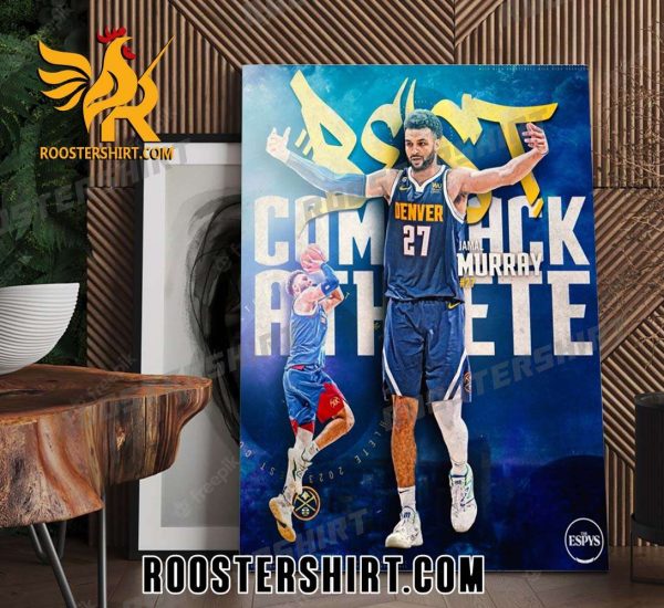 Jamal Murray takes home the well-deserved ESPY for Best Comeback Athlete Poster Canvas