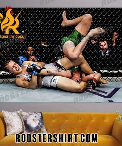 Julija Stoliarenko quickly taps Molly McCann with painful armbar UFC London Poster Canvas
