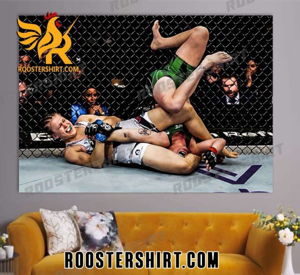 Julija Stoliarenko quickly taps Molly McCann with painful armbar UFC London Poster Canvas