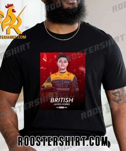 Lando Norris P2 and Driver of the Day at your home Grand Prix T-Shirt