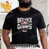 Limited Edition Birmingham Stallions Back To Back Champs 2022-2023 T-Shirt