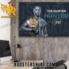 Limited Edition The Hunter Becomes The Hunted Israel Adesanya Signature Poster Canvas Home Decoration