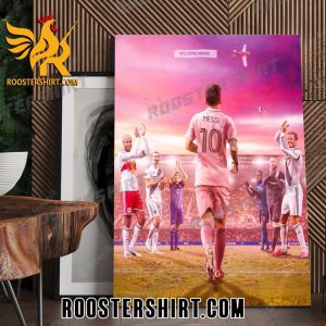 Lionel Messi Is Welcome To Inter Miami 2023 Poster Canvas