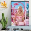 Margot Robbie Barbie Movie 2023 Poster Canvas