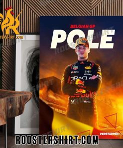 Max Verstappen Belgian GP 2023 Pole Poster Canvas