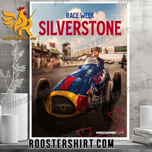 Max Verstappen Race Week Silverstone British GP 2023 Poster Canvas