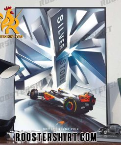 McLaren at the British GP 2023 Poster Canvas