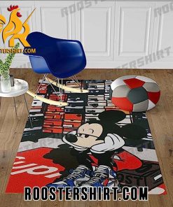 Mickey Mouse Mix Sneaker Box Rug Home Decor