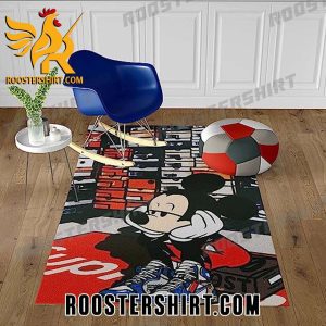 Mickey Mouse Mix Sneaker Box Rug Home Decor