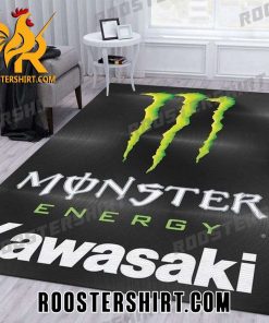 Monster Energy Kawasaki Area Rug Home Decor