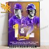 Paul Skenes And Dylan Crews The First Pair Of Teammates In MLB Draft History Poster Canvas