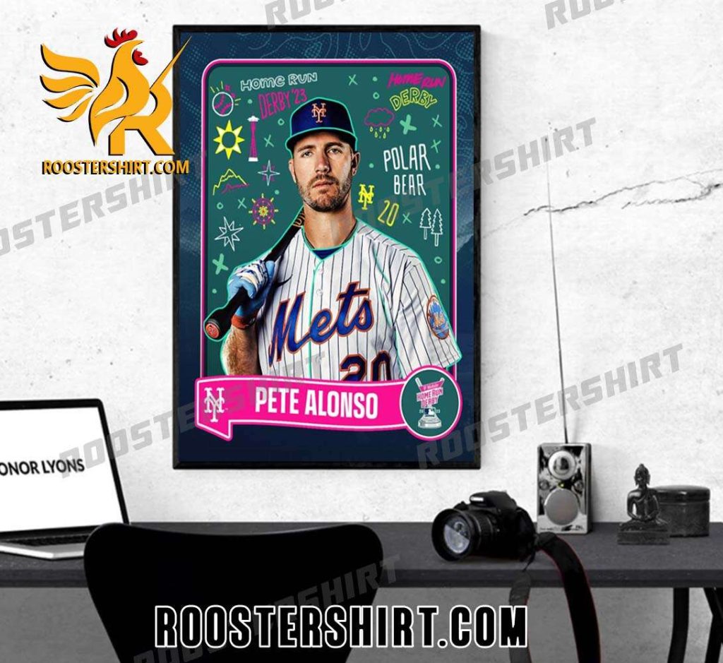 Pete Alonso Home Run Derby 2023 MLB Poster Canvas