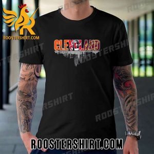 Quality Cleveland Browns Cavaliers Guardians City Champions Skyline Unisex T-Shirt