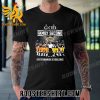 Quality God First Family Second Then 90 Seasons Pittsburgh Steelers Football Signatures Unisex T-Shirt