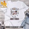 Quality Never Underestimate A Woman Who Understands Rock Music And Loves Guns N’ Roses Signatures Unisex T-Shirt