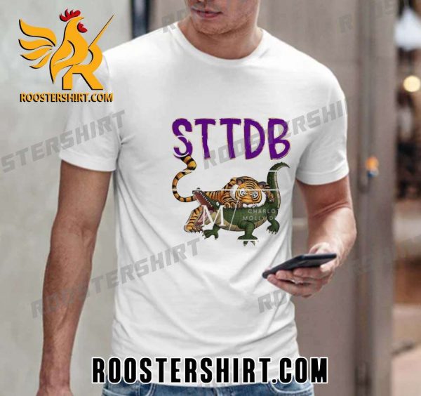 Quality STTDB National Champions 2023 LSU Tigers Bite Gators Unisex T-Shirt
