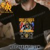 Quality Tour 2023 Guns N’ Roses 38 Years 1985-2023 Signatures Unisex T-Shirt
