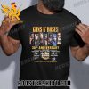 Quality Tour 2023 Guns N’ Roses 38th Anniversary 1985-2023 Thank You For The Memories Signatures Unisex T-Shirt