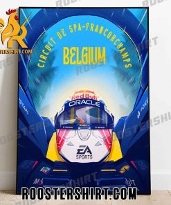 Red Bull Racing Circuit De Spa-Francorchamps Belgian GP 2023 Poster Canvas
