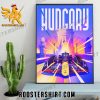 Red Bull Racing Hungary GP 2023 Poster Canvas