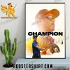 Rickie Fowler Champions 2023 Rocket Mortgage Signature Poster Canvas