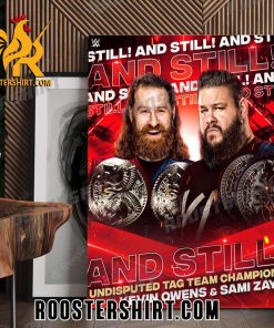 Sami Zayn And Kevin Owens Wins Big On WWE Raw Poster Canvas