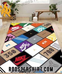 Sneaker Shoes Full Box And Famous Brand Rug Home Decor
