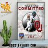 Taylor Tatum commits to Oklahoma Football Poster Canvas