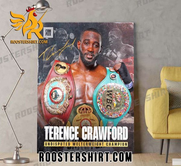 Terence Crawford Undisputed Welterweight Champion 2023 Poster Canvas