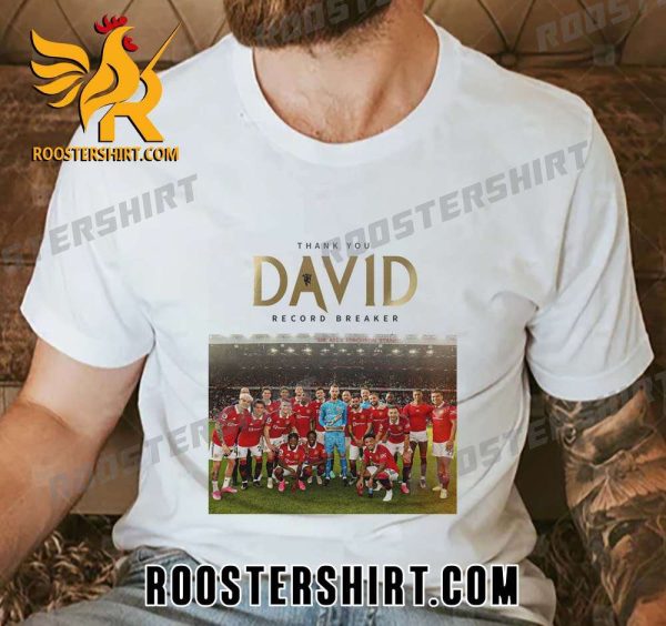 Thank You David de Gea Record Breaker Manchester United T-Shirt
