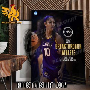 The 2023 ESPYS Best Breakthrough Athlete goes to Angel Reese Of LSU Women’s Basketball Poster Canvas