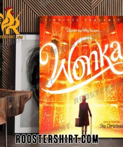 Timothee Chalamet Discover How Willy Became Wonka Poster Canvas