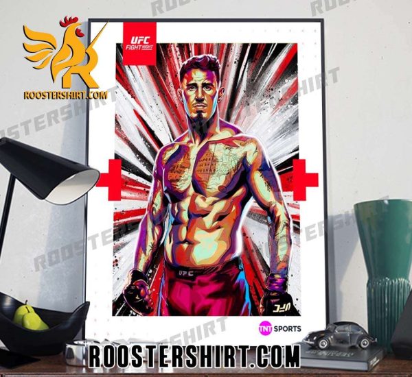 Tom Aspinall Built Differenr UFC London Poster Canvas