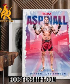 Tom Aspinall bounces back with a HUGE KO win at UFC London Poster Canvas