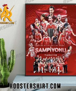 Turkiye Champions 2023 FIVB Milletler Ligi 2023 Sampiyounu Poster Canvas