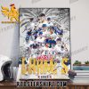 U.S. Men’s National Team Champions Of The World 2023 Poster Canvas