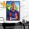 Vitor Roque FC Barcelone 2023 Poster Canvas