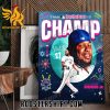 Vladimir Guerrero Jr Champions 2023 Home Run Derby MLB Poster Canvas