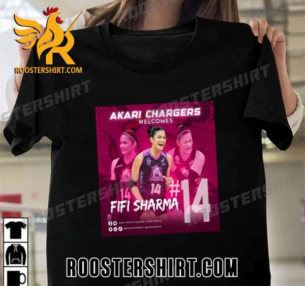 Welcome To Akari Chargers Fifi Sharma 14 T-Shirt
